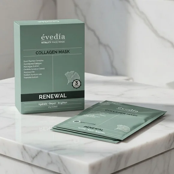 ÉVEDIA Collagen Renewal Masks - Set of 3 (New in Box) - Picture 1 of 5
